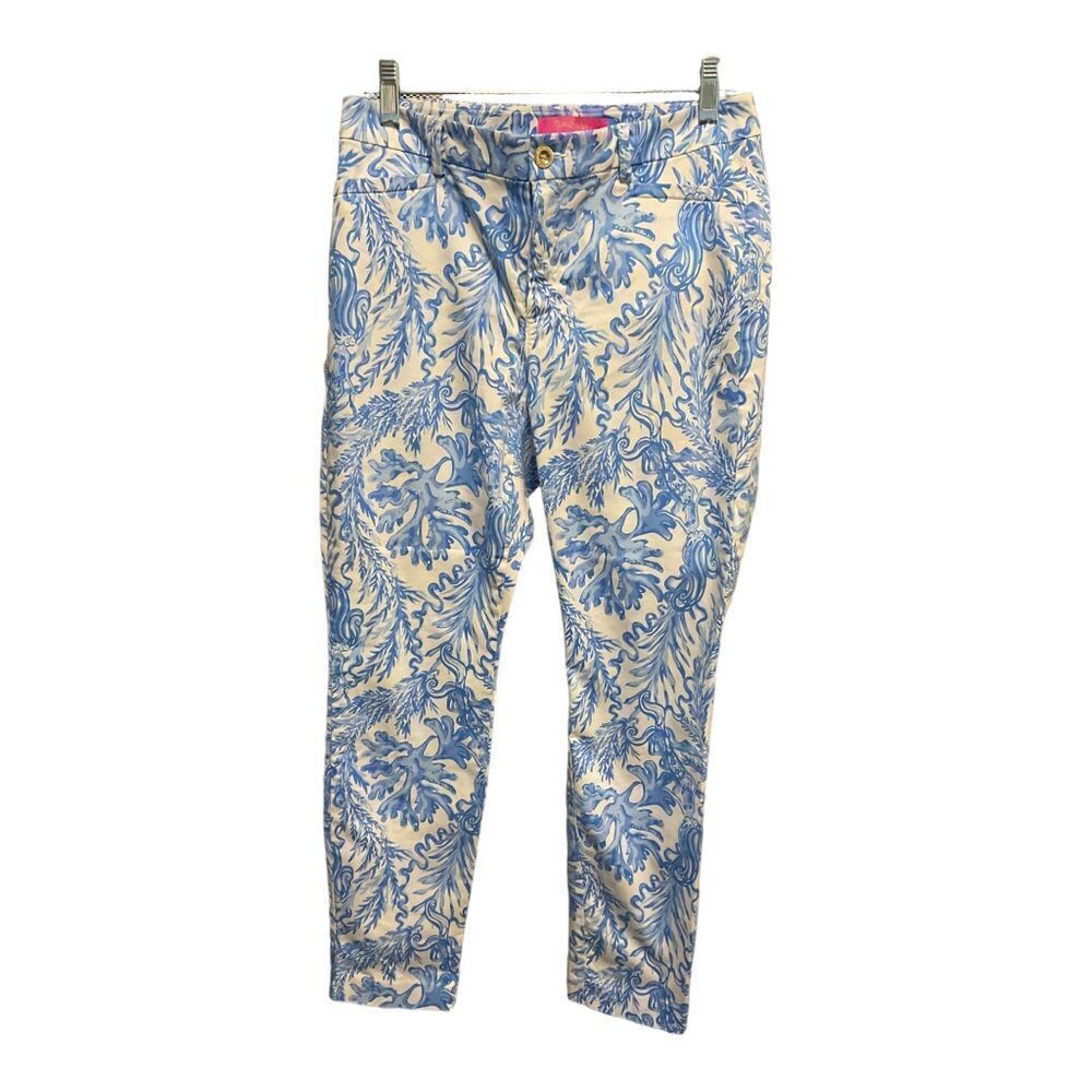 Lilly Pulitzer Kelly High Rise Skinny Pant Size 6